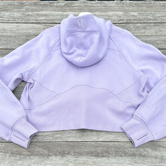 Lululemon Scuba Oversized 1/2 Zip Hoodie lilac Esther Size M/L NWOT - Picture 6 of 6